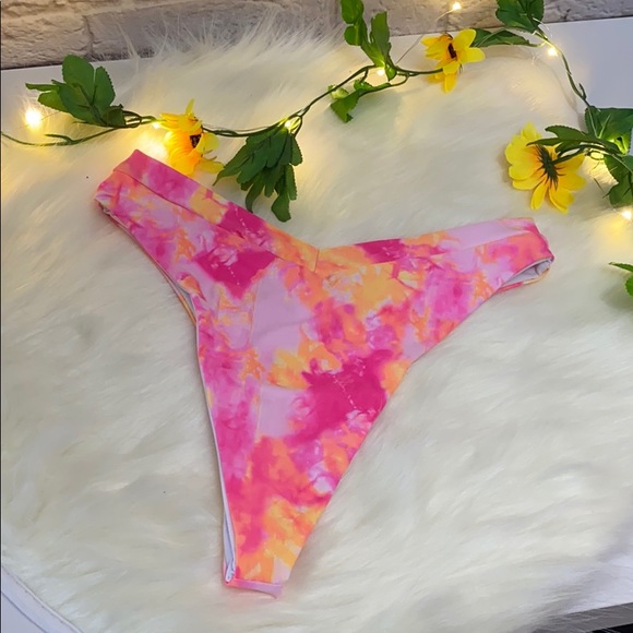 SHEIN Other - tie dye high waisted bikini bottoms 💜